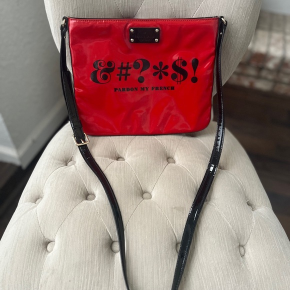 Kate Spade pardon my French crossbody - Picture 3 of 7